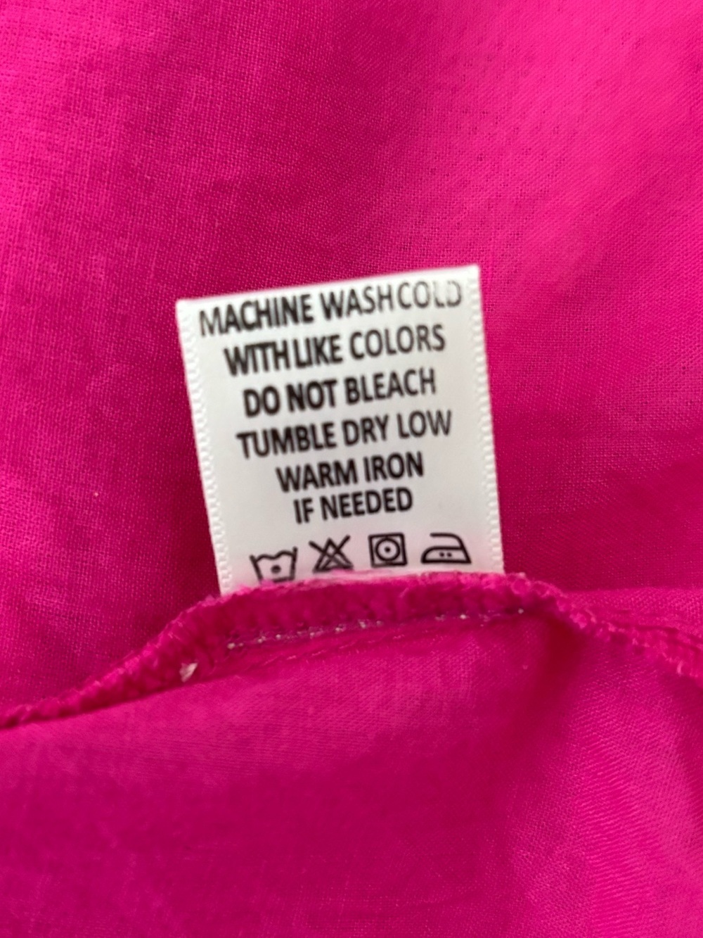 True Destinations Pink Cotton Coastal Tunic Button Down Shirt Coverup L - Picture 9 of 13